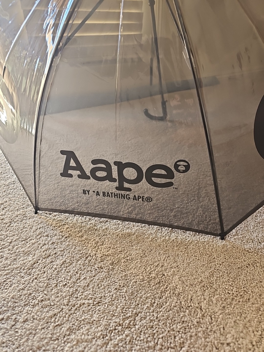 NWT - Rare - AAPE By A bathing APE Black Umbrella