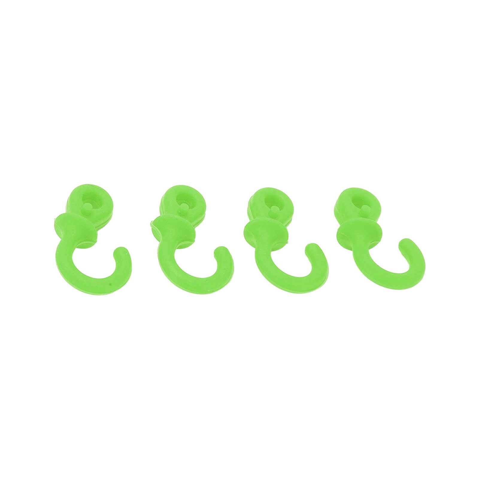 Green 4Pcs Archery Bow String Silencers Monkey Tail Compound Bow String WT