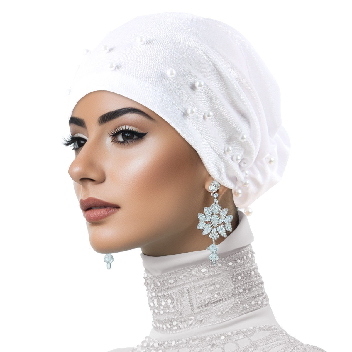 Women Hijab Velvet Wrap Headwear Muslim Turban Hair Loss Hat Chemo Cancer Cap