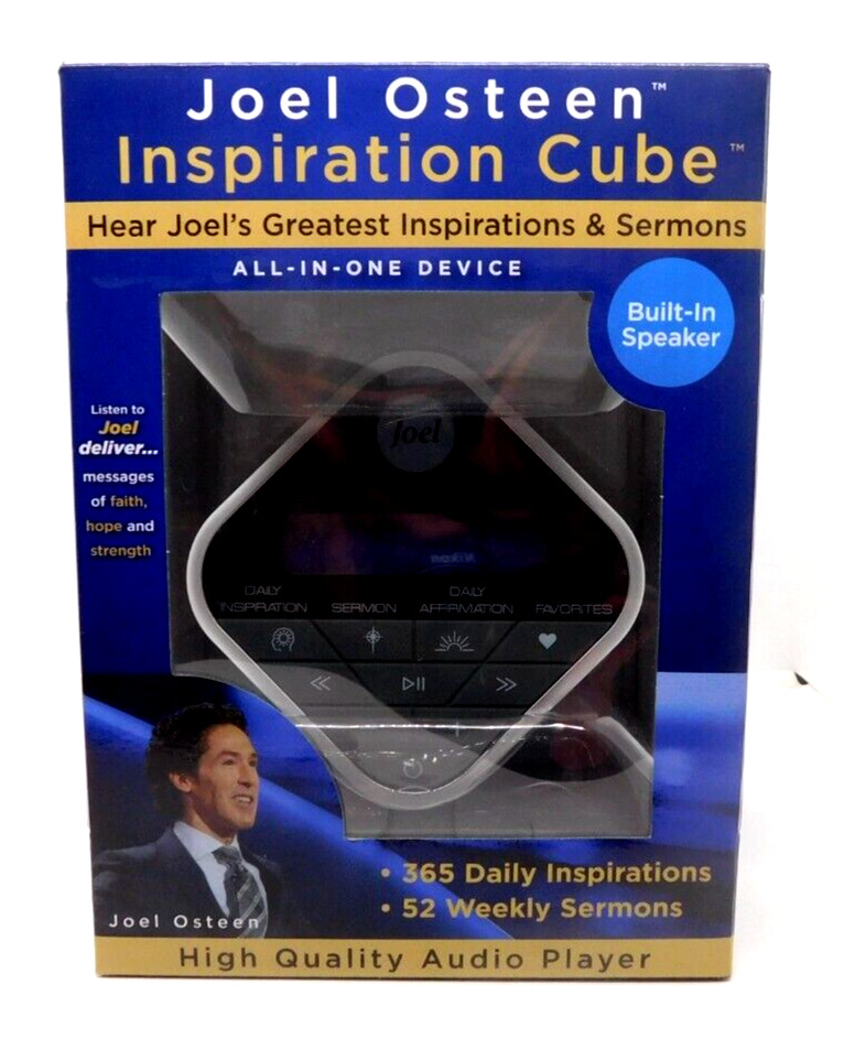 Joel Osteen JOCUBE Audio Cube Inspirations with Sermons & Affirmations 2020