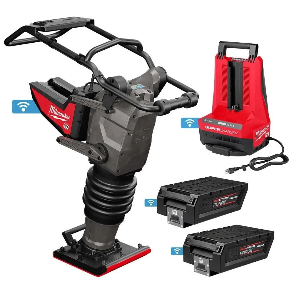 Milwaukee MXF270-2HD MX FUEL 70 kg Rammer Kit - MX FUEL FORGE HD12.0 BATTERIES
