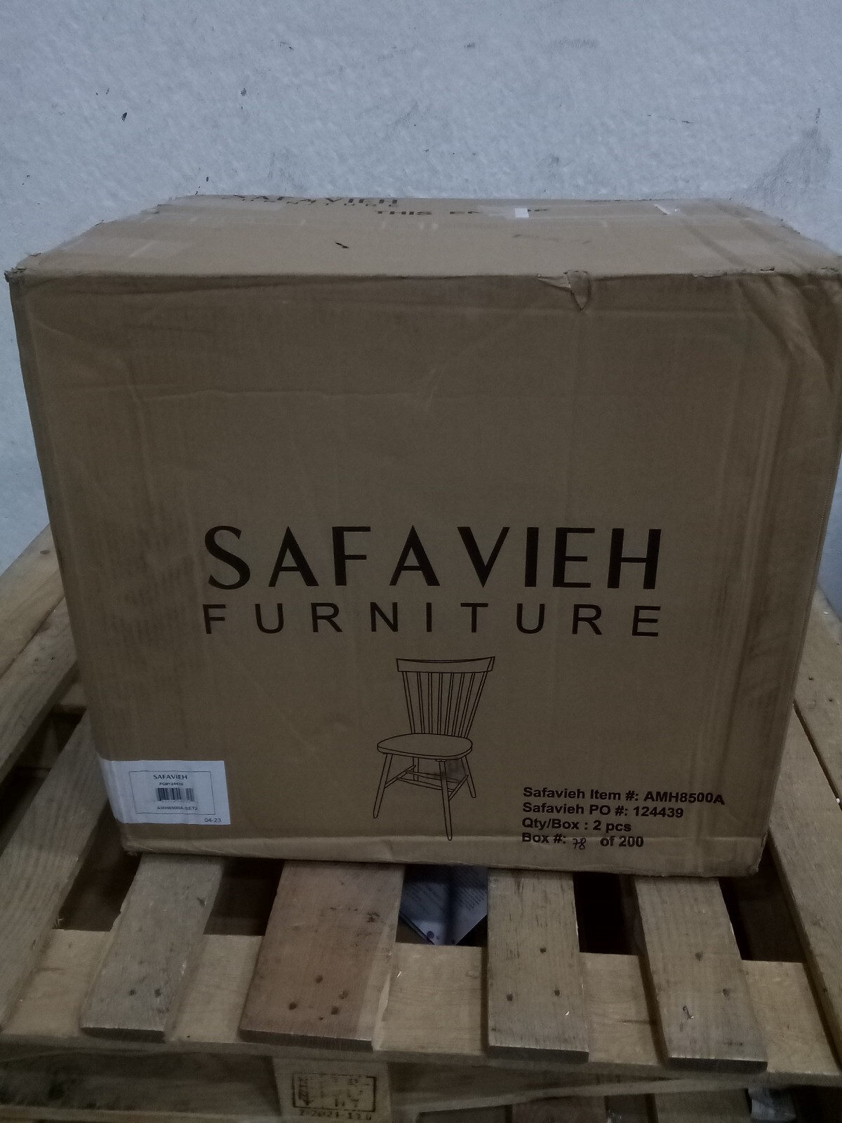 Safavieh PARKER SPINDEL SIDE CHAIR, Reduced Price 2172723728 AMH8500E