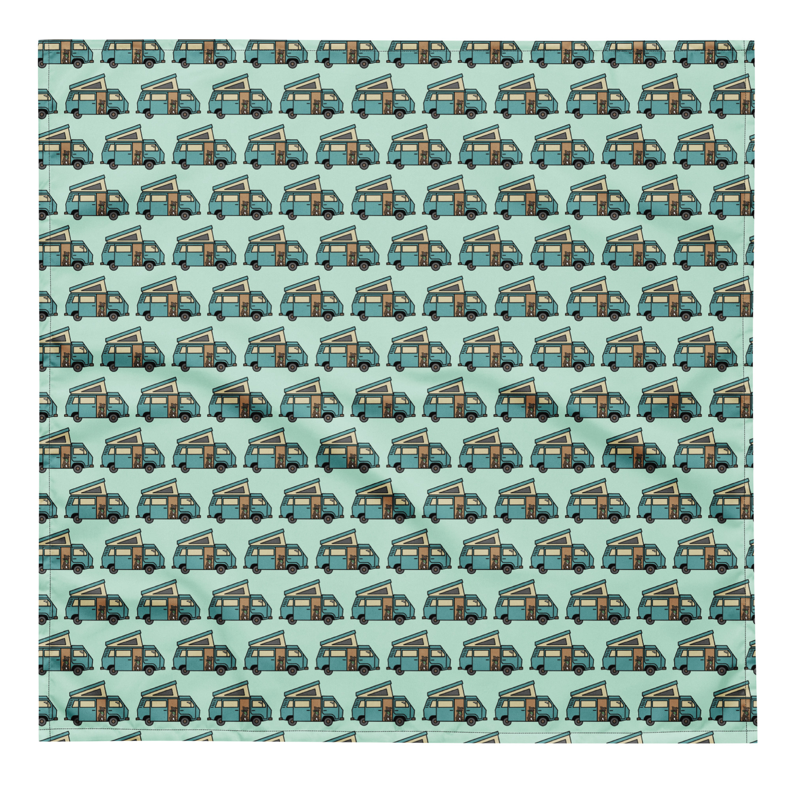 Dog in Van Camper Vanagon T3 Unisex Men Women Bandana Cute Fun Unique Gift NEW