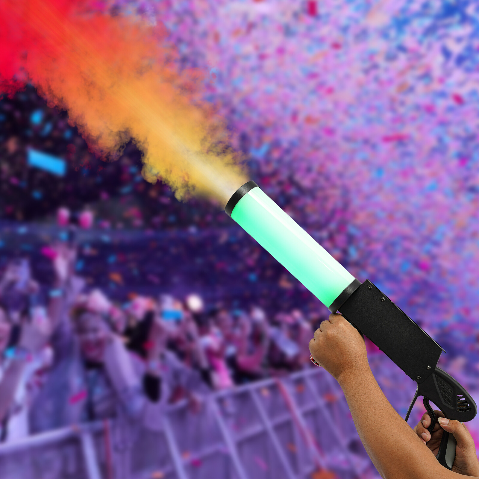 CO2 Cannon CO2 Handheld DMX Blaster DJ Disco Stage 50W C02 Jet +3M CO2 Hose Sale