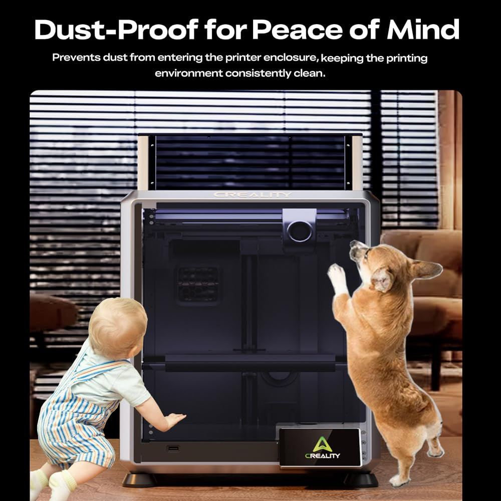K2 SE Transparent PC Enclosure, Dustproof Tent Constant Temperature Protective C