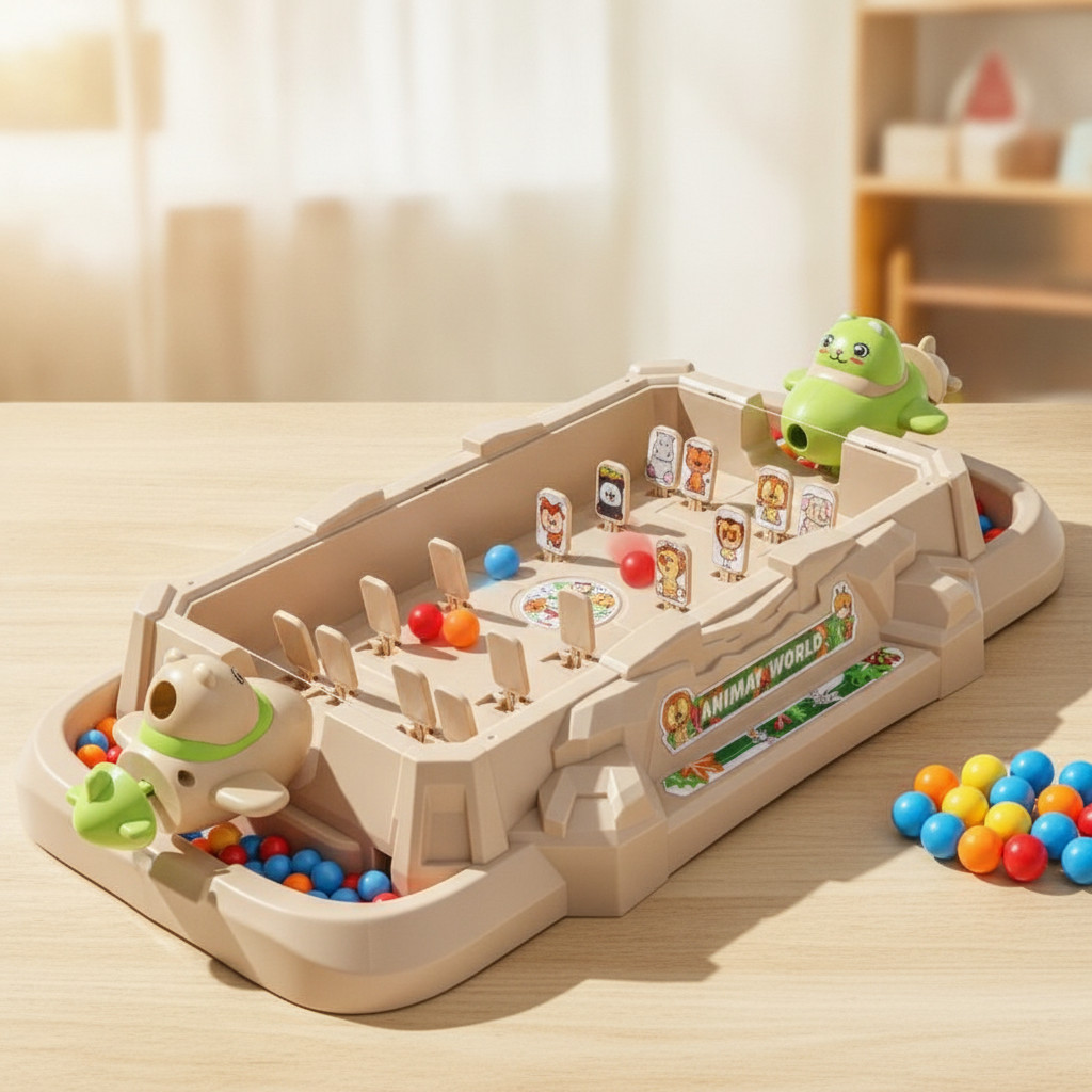 Kids Pinball Game, 2 Player Tabletop Mini Pinball Machine