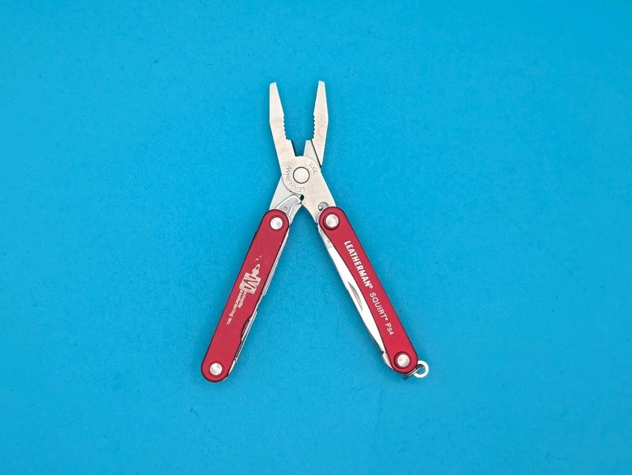 Leatherman SQUIRT PS4 Multi-Tool With Pliers Scissors Knife RED!