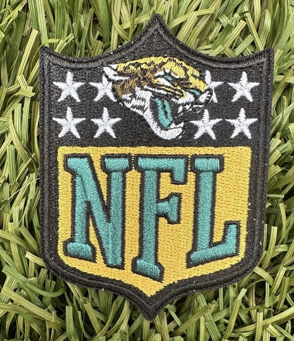 Jacksonville Jaguars NFL Patch 2” X 3” Iron On Embroidered