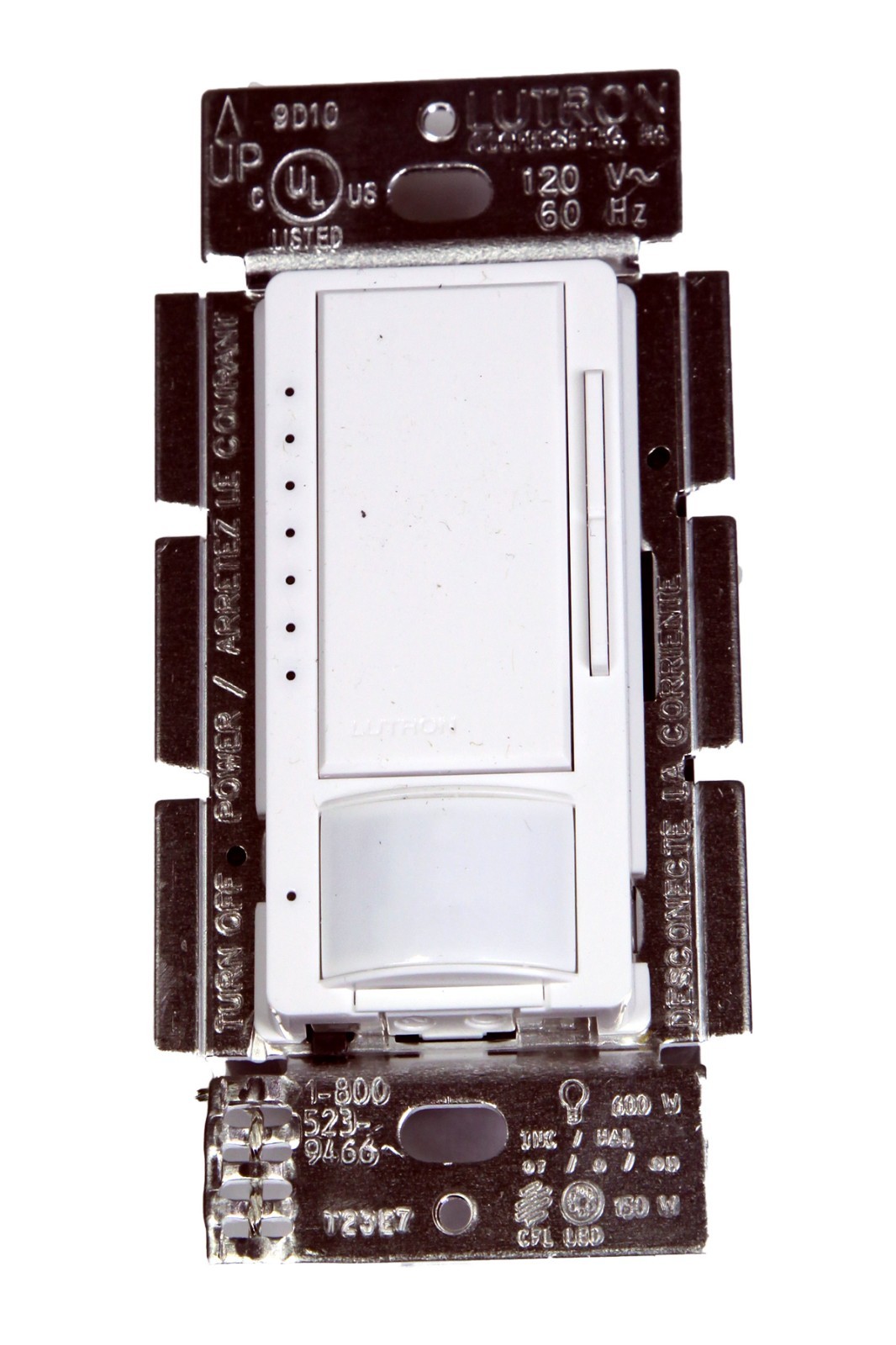 Lutron MSLC-OP153M-WH Maestro Motion Occupancy Sensor Dimmer Switch
