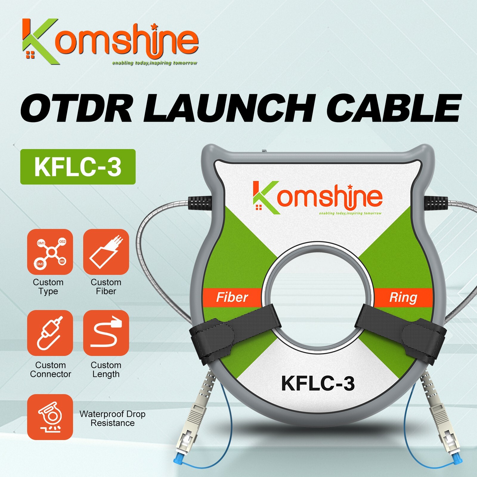 Komshine OTDR Launch Cable 1310/1550nm Singlemode 1000M Dead Zone Eliminator