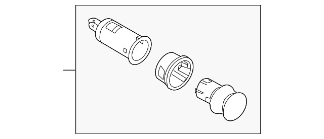 Genuine Nissan Cigar Lighter Assembly 25331-2Y90A