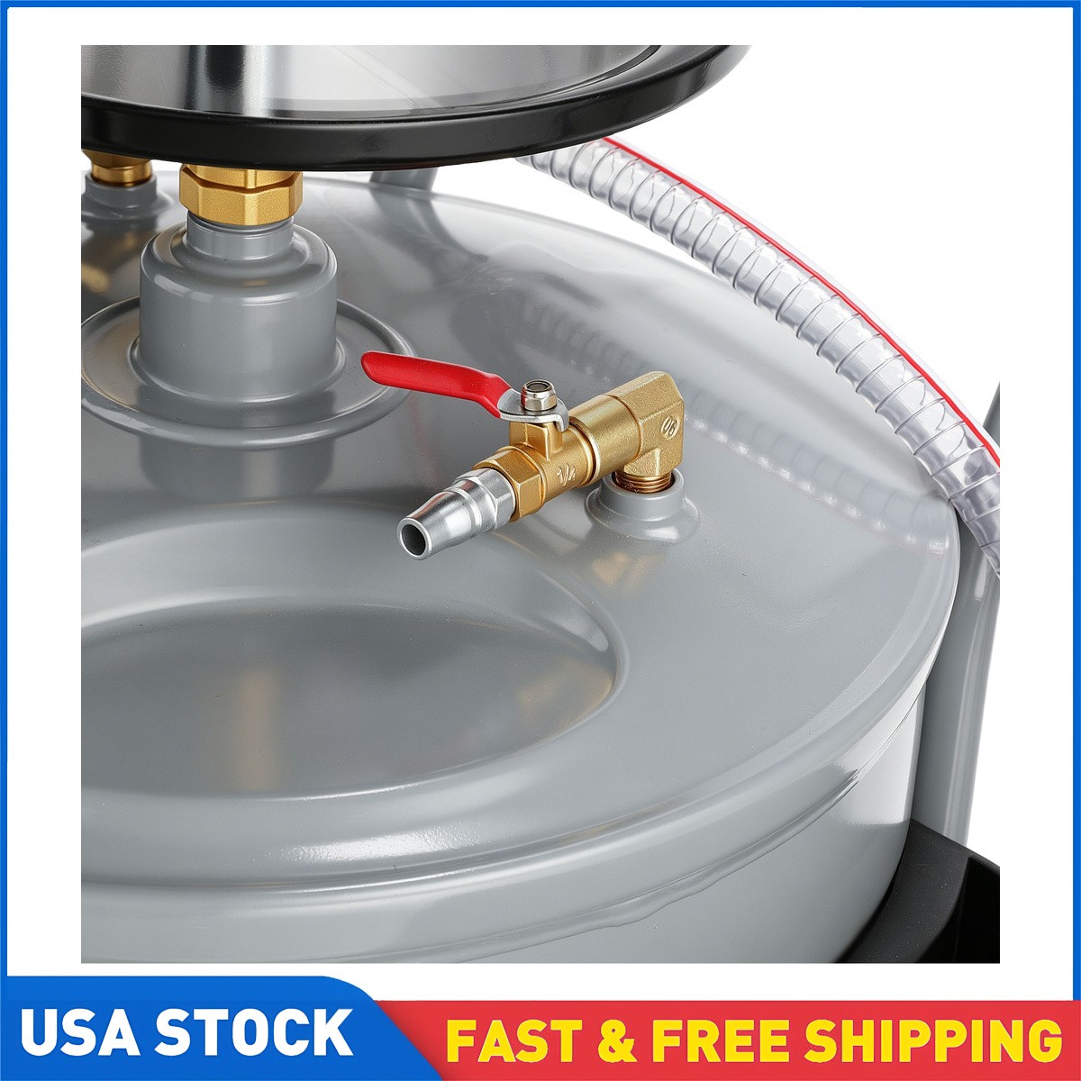 21 Gallon Waste Oil Drain Tank Air Operated Telescopic Funnel Gravity Drain