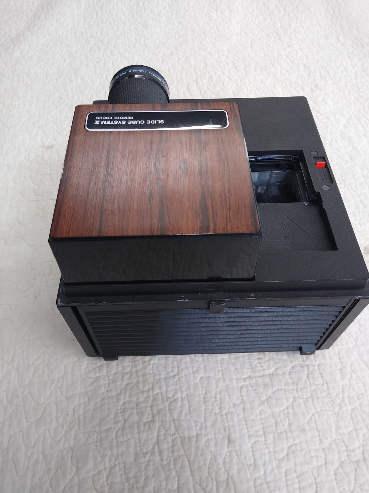 Vintage Bell & Howell RF 60 slide projector cube