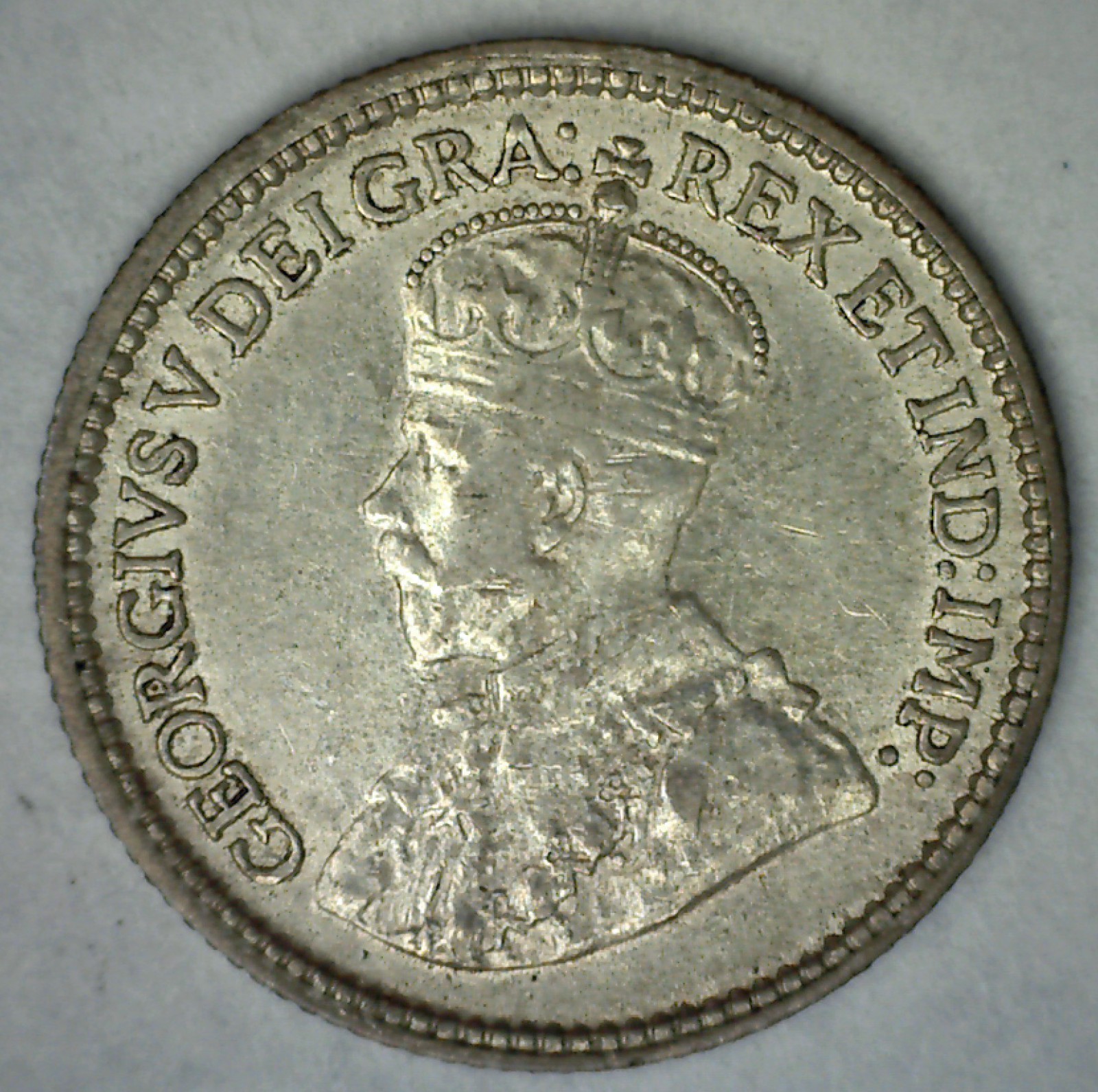 1914 Canadian Silver 5 Cents Coin XF George V Canada Type Coin Extra Fine 5c