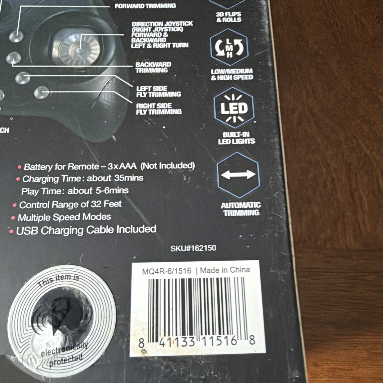 2021 TECH TOYZ MINI QUADCOPTER BLUE- New Sealed