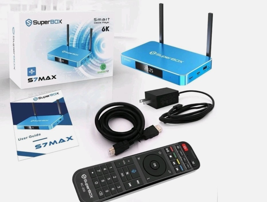 Superbox S7 Max – Fully Set Up and Ready to Use!