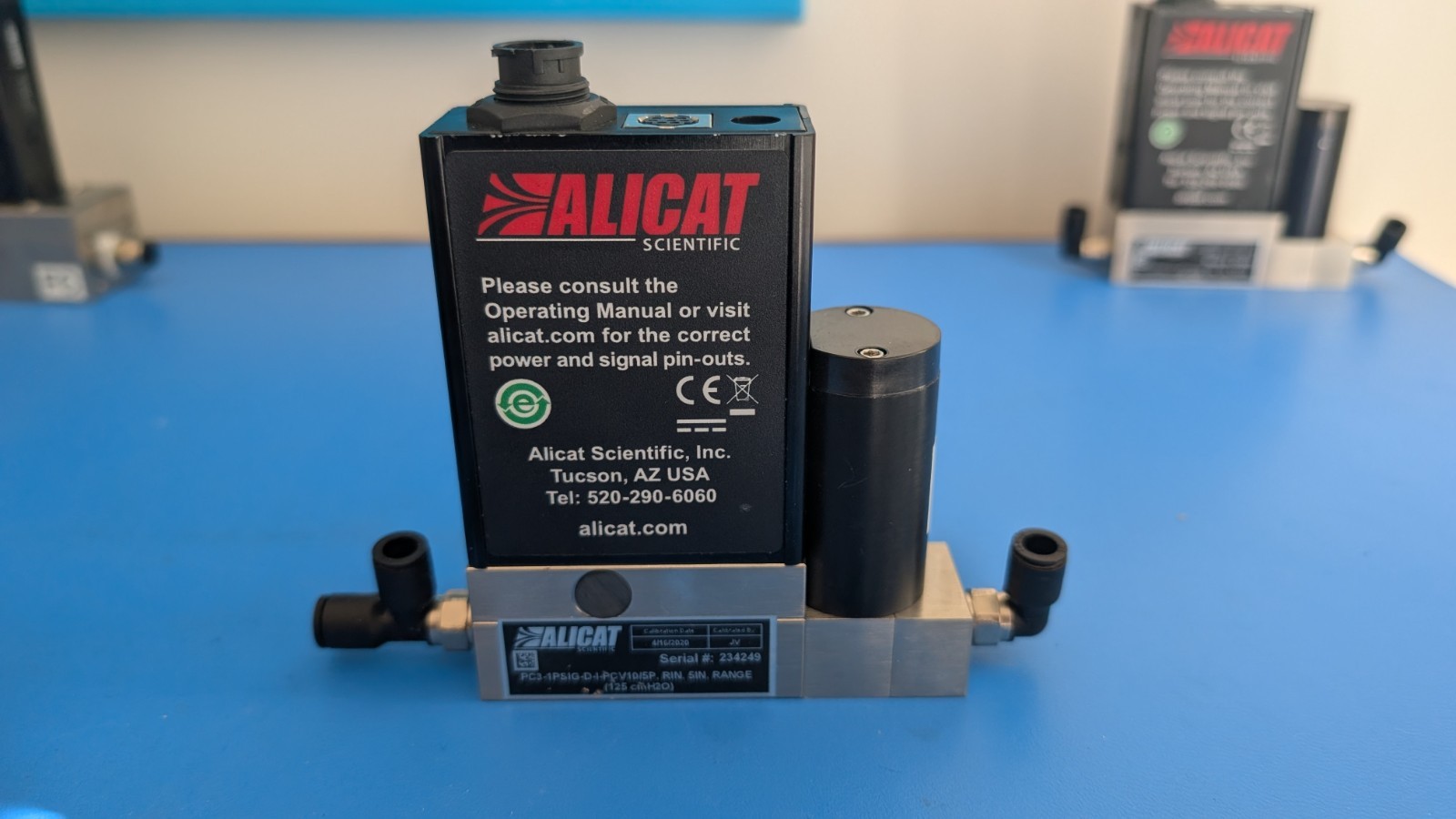 Alicat Scientific PC Series Pressure Controller PC3-1PSIG-D-I-PCV10/5P