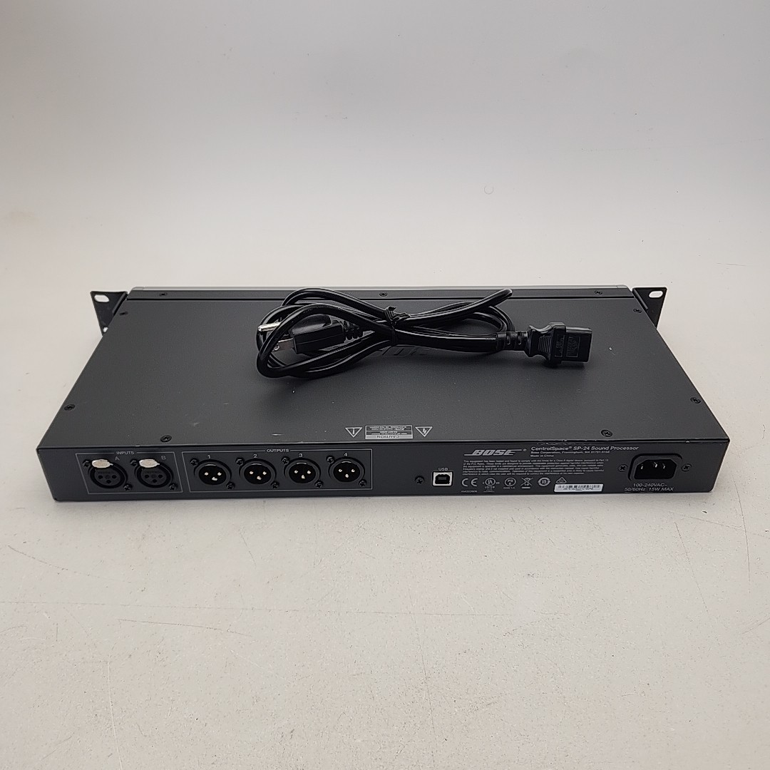 Bose ControlSpace SP-24 Sound Processor Rack Mount Power Tested
