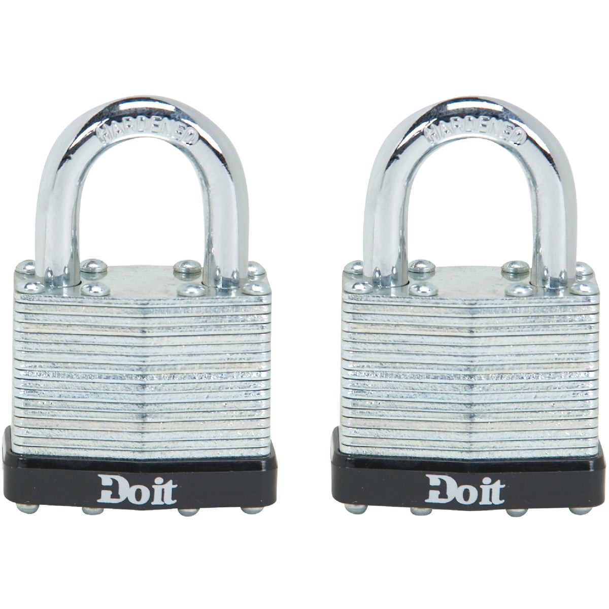 Do it 1-1/2 In. W. Laminated Steel Padlock (2-Pack) 1803TDIB SIM Supply, Inc.