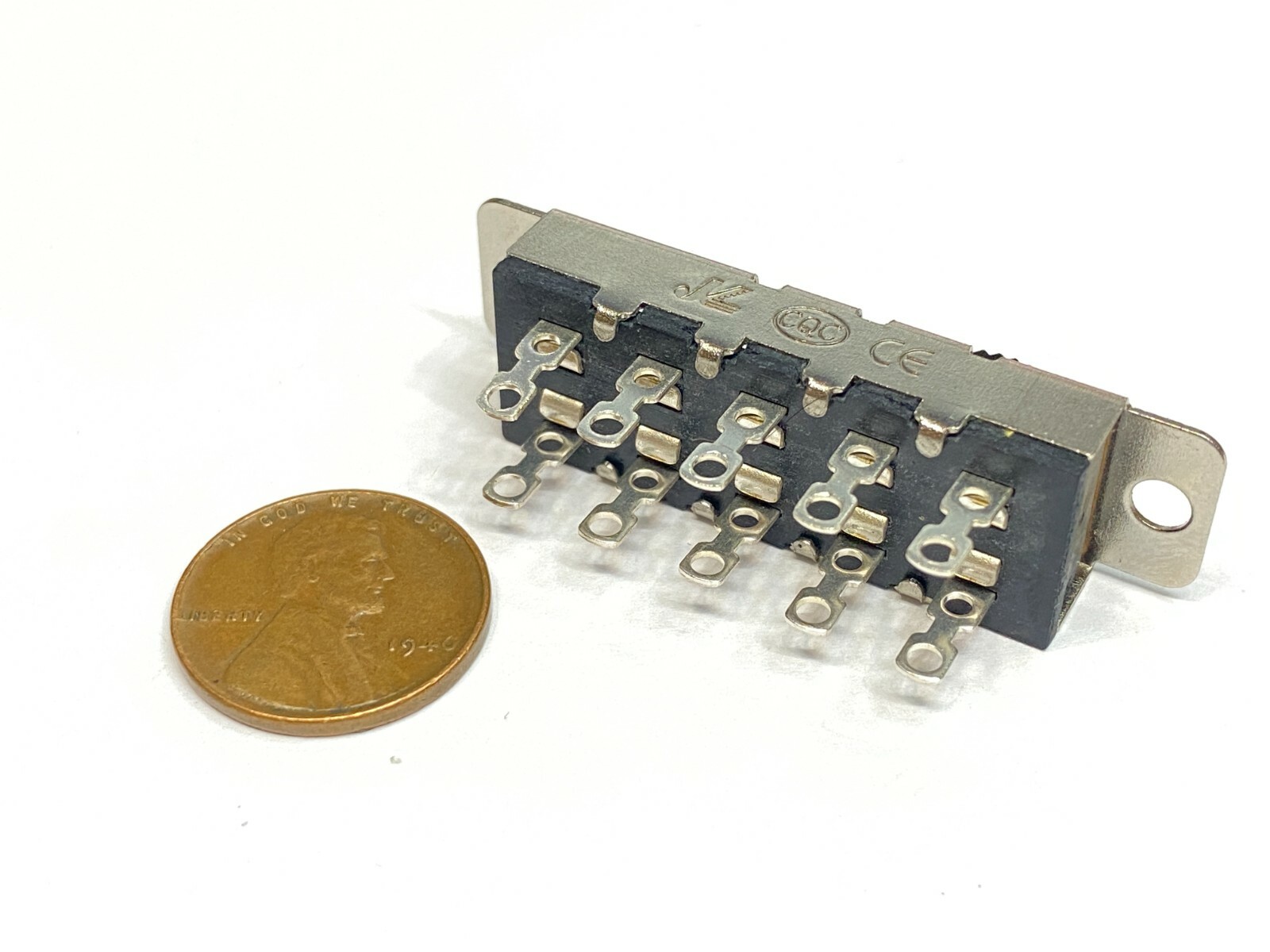 2 Pieces Slide Switch SS24N01 g5 2 pole 4 position 2p4t 10pin E24