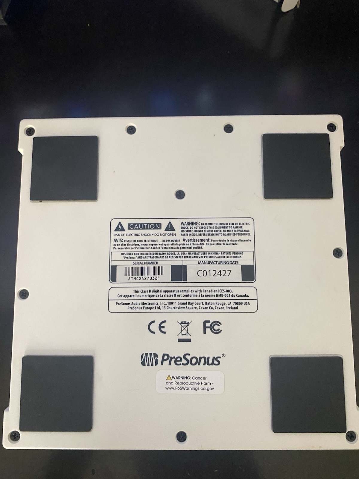 PreSonus ATOM Pad Controller, 16 Velocity Sensitive Backlit Pads, USB, Digital