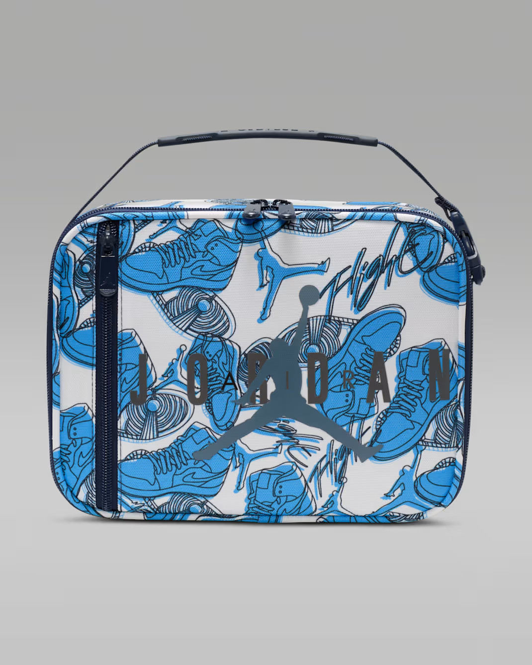 Nike Jordan Jumpman Lunch Pack Box Bag Insulated Lunch Tote Blue 9A0542 J45 New