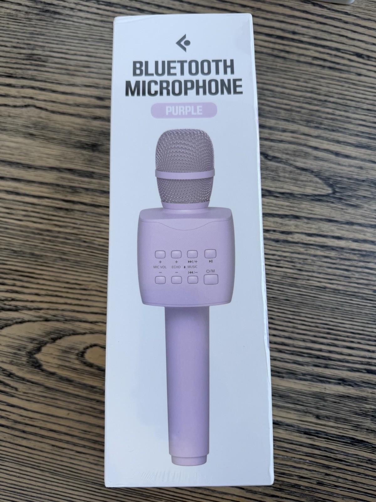 New Sealed Purple Bluetooth Microphone Karaoke Mic Korea Korean