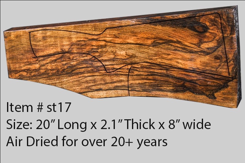 Turkish walnut gun stock blank for shotguns st17