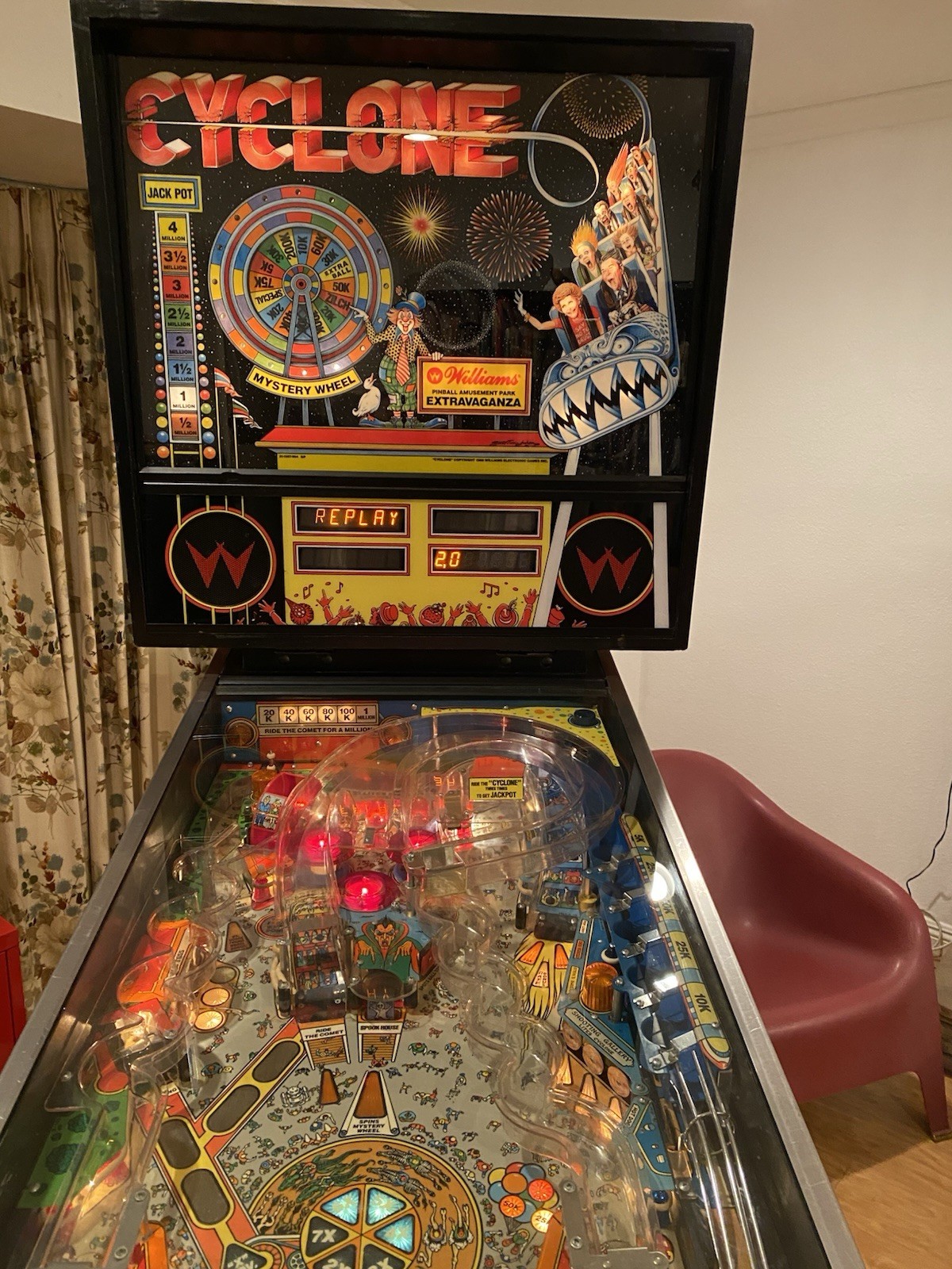 🔥 Cyclone Pinball Machine Williams 1988