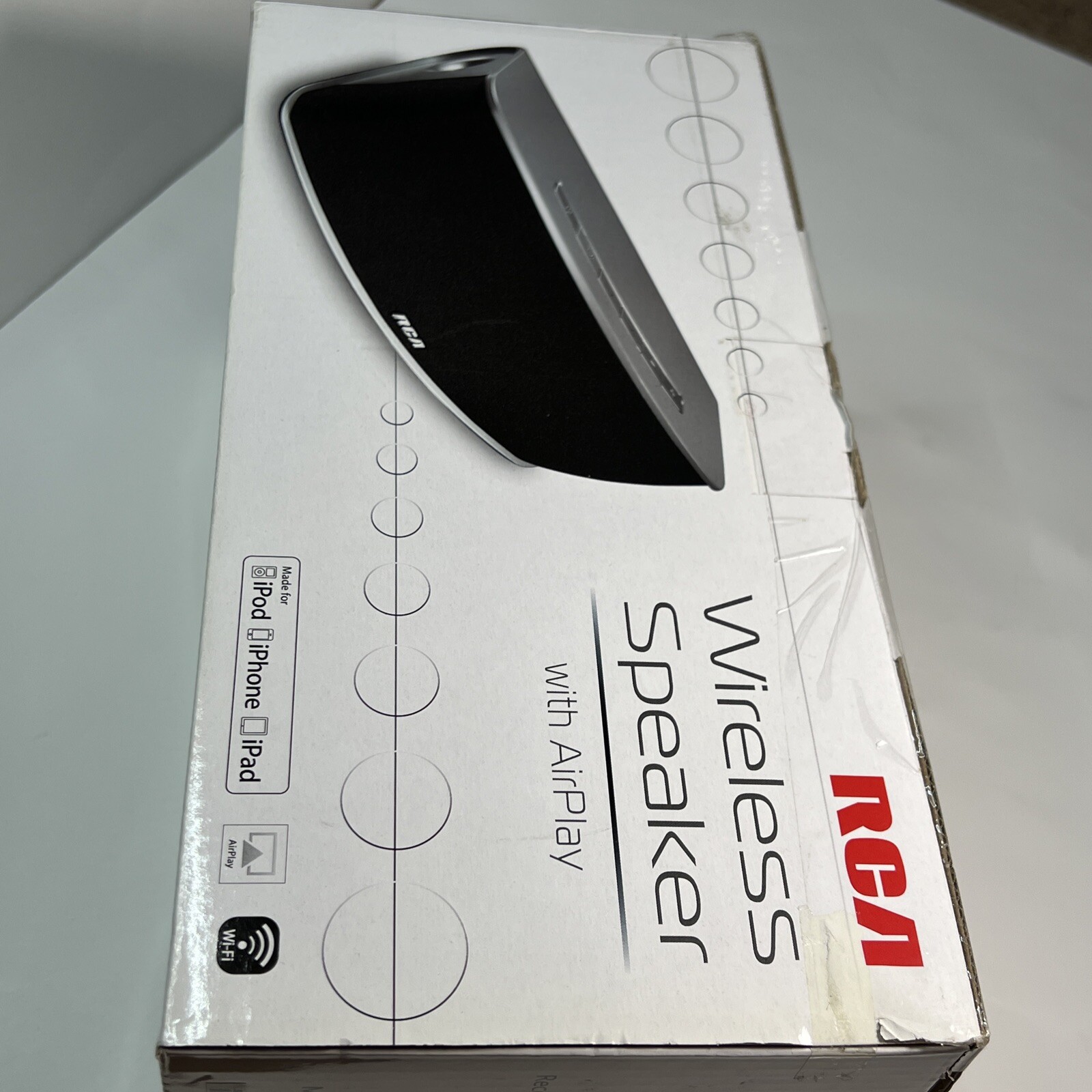 Rca Wireless Speaker With Airplay For Ipod , Iphone And Ipad Old Generation Only