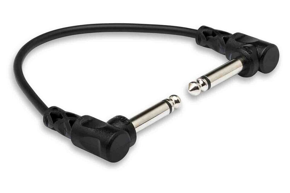 Hosa CFS-106 Molded Right-Angle Guitar Patch Cable, 6 inch 🔥NEW🔥