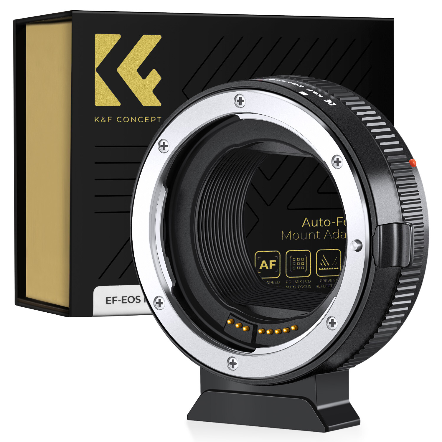 K&F Concept Lens Adapter Auto Focus Canon EOS EF EFS lens to EOS R RF R5 R6 R7