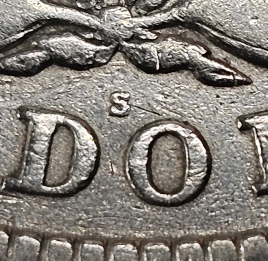 1921 S Morgan Silver Dollar VF condition (#53)
