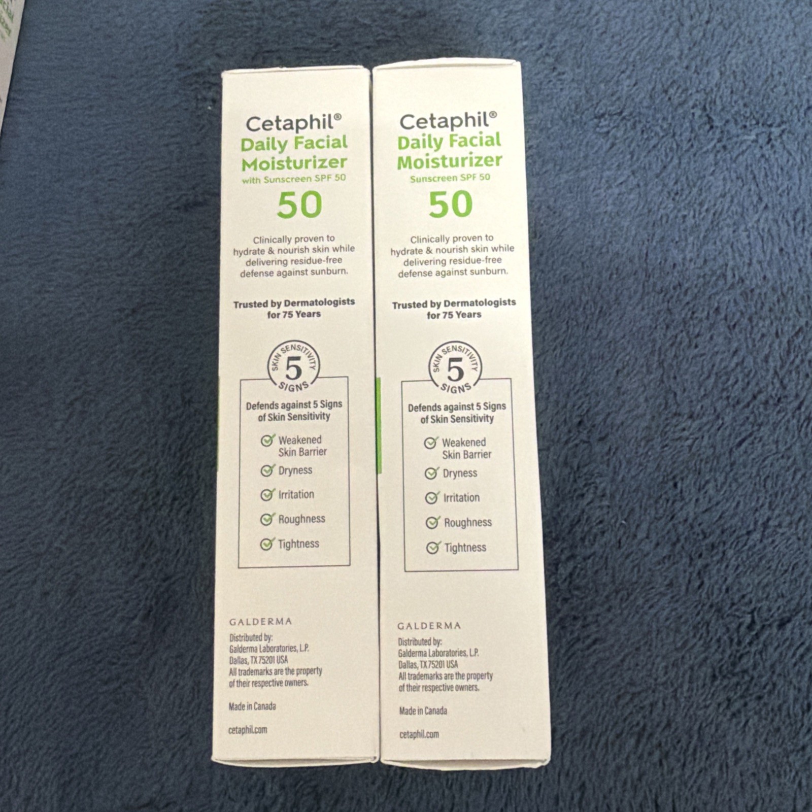 2xCetaphil Daily Facial Moisturizer with SPF 50+ - 1.7fl.oz