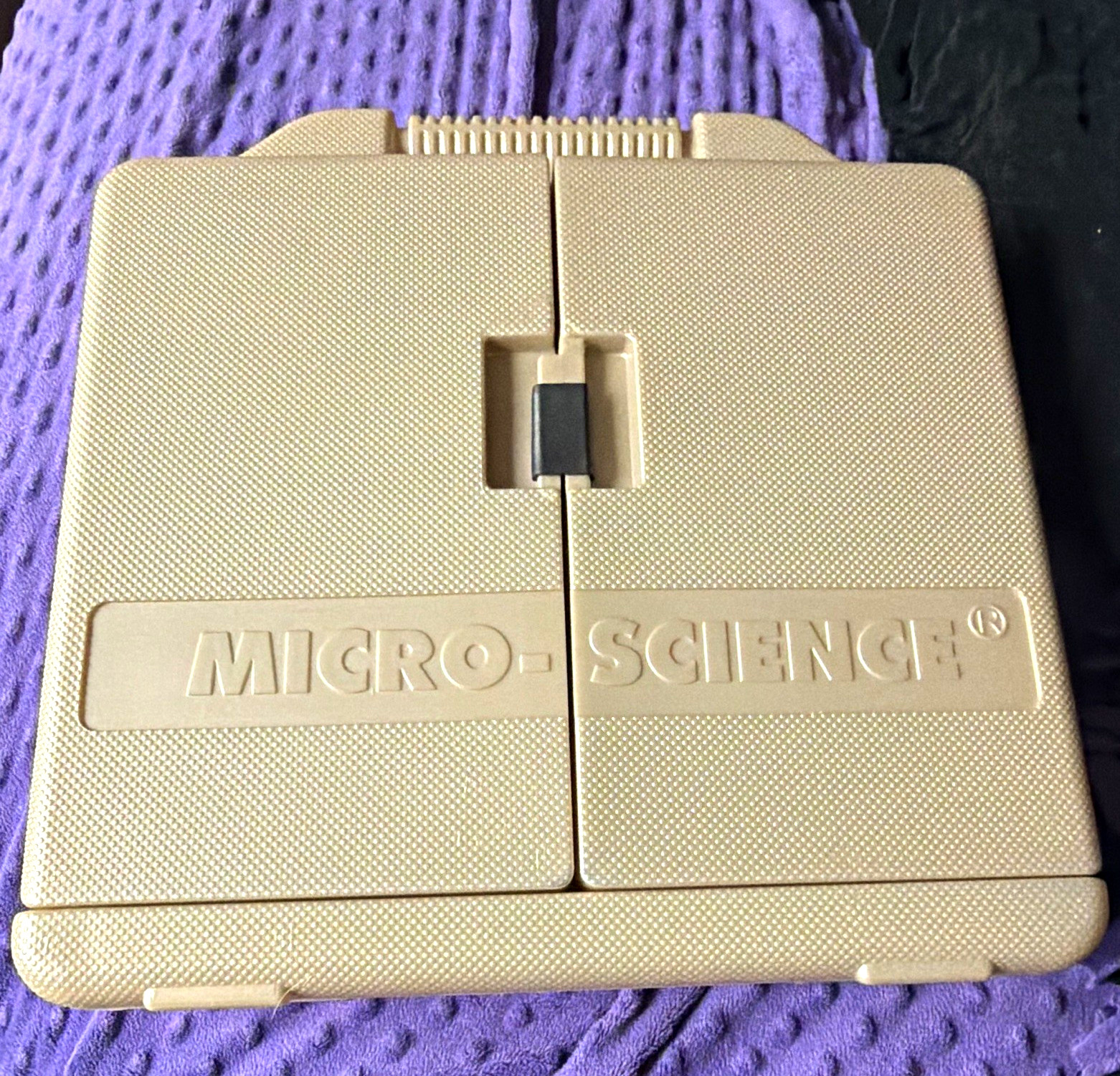 Microscience Complete Microscope Set w/ Carrying Case, Slides & Tools