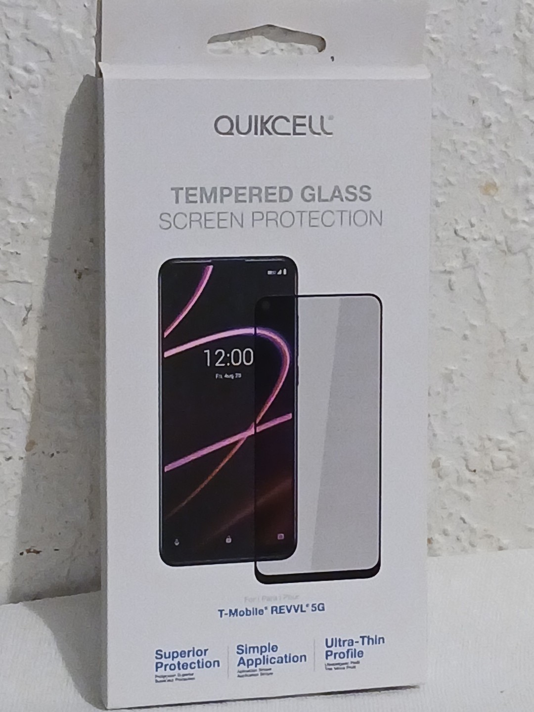 Quikcell Tempered Glass Screen Protection for T-Mobile REVVL 5G