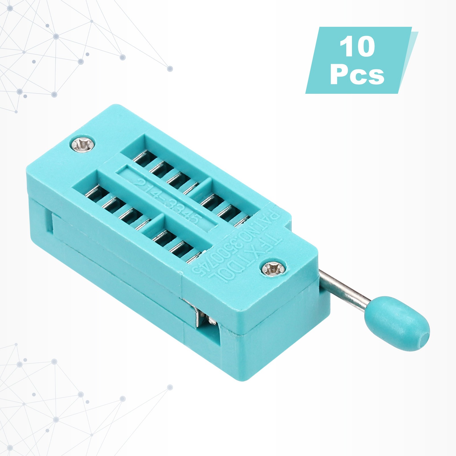 10Pcs Universal IC Test ZIF Socket 14 Pin 2.54mm Pitch DIP