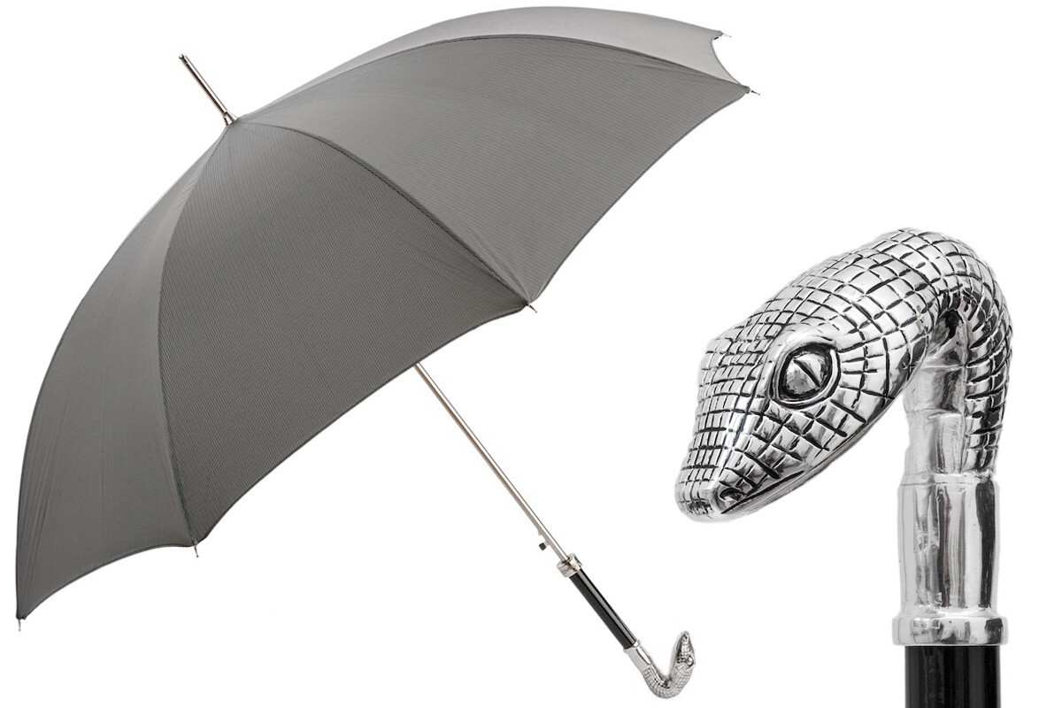 Pasotti Snake Head Umbrella with Gift Box included New
