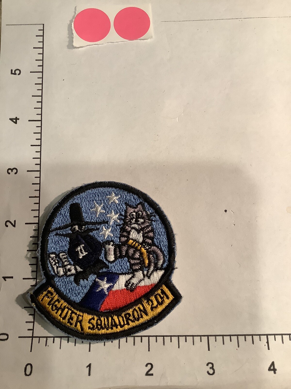 VINTAGE U.S. NAVY ASIAN MADE  TOMCAT EVERYTIME BABY SQUADRON PATCH