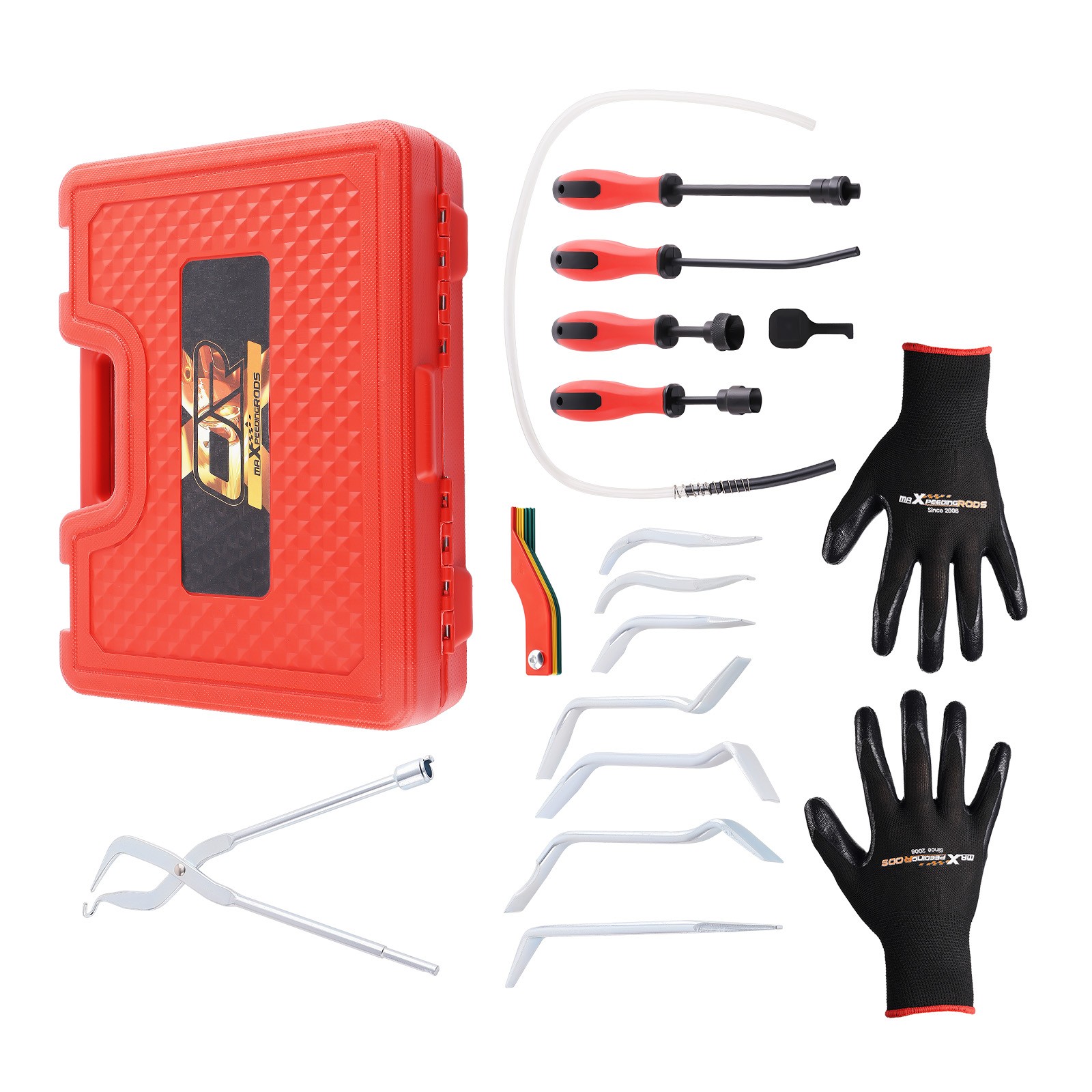 15pcs Drum Brake Tool Kit Drum Brake Adjustment Tool Brake Spring Compressors