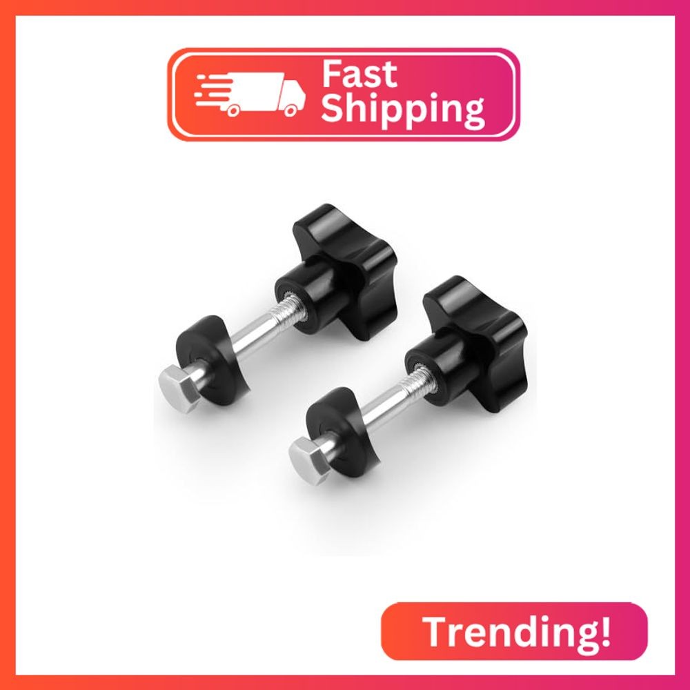 PEUTIER 2 Sets Rollator Walker Replacement Arm Adjustment Knobs, Comfortable Uni