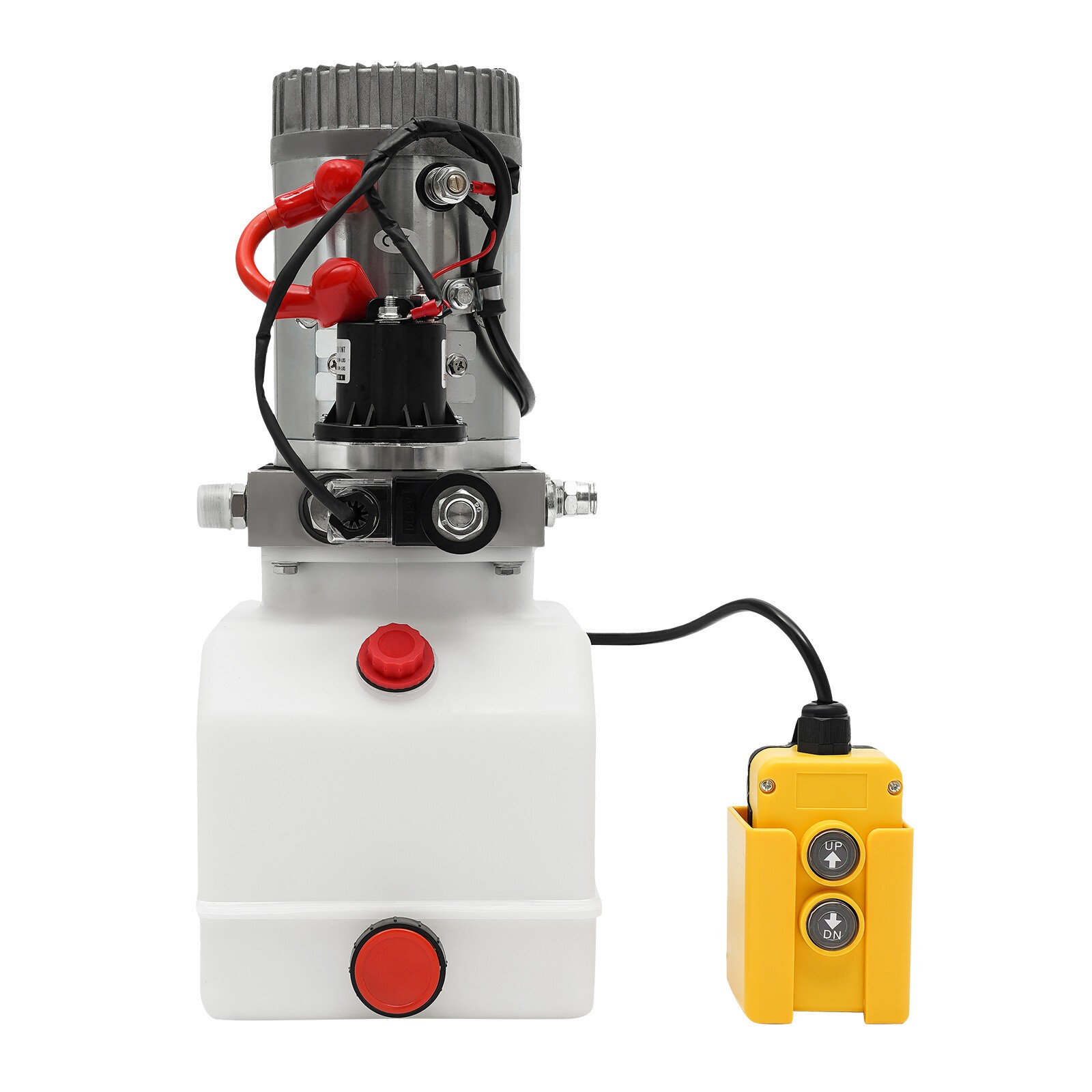 12V 3000W Hydraulic Pump Compact Electric Power Unit w/ Remote Control 2850rpm