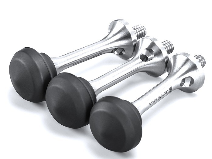 Leofoto TFS-38US Set of 3 Spike Tripod 3/8" Stud /Stainless Steel Saltwater Safe