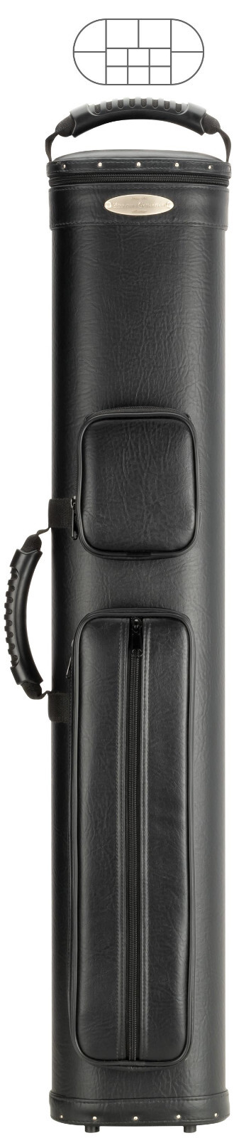 New McDermott Shooters SC 6x6 Pool Case - 6x6 Black Hard Case - Model 75-0944