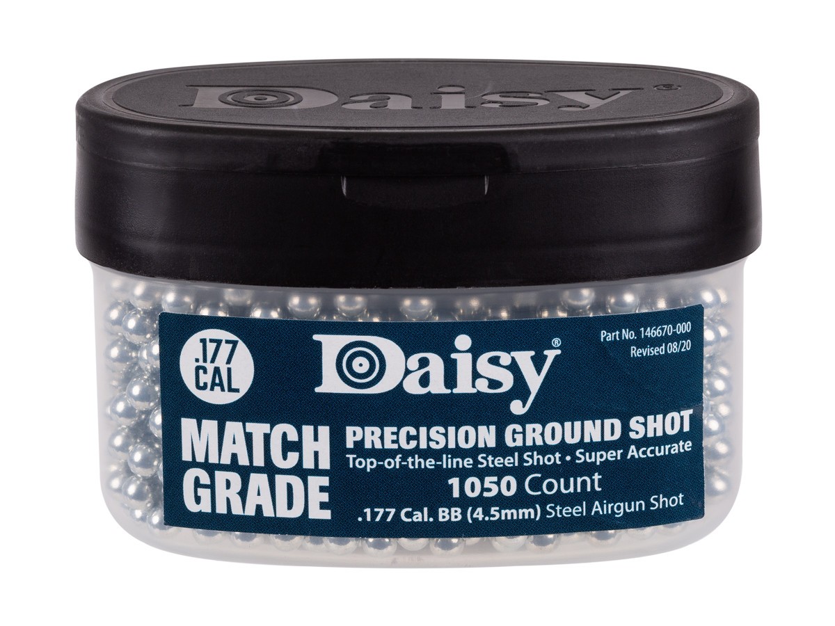 Daisy Match Grade Avanti Precision Ground Shot .177 5.1 Gr Steel BBs 1050ct