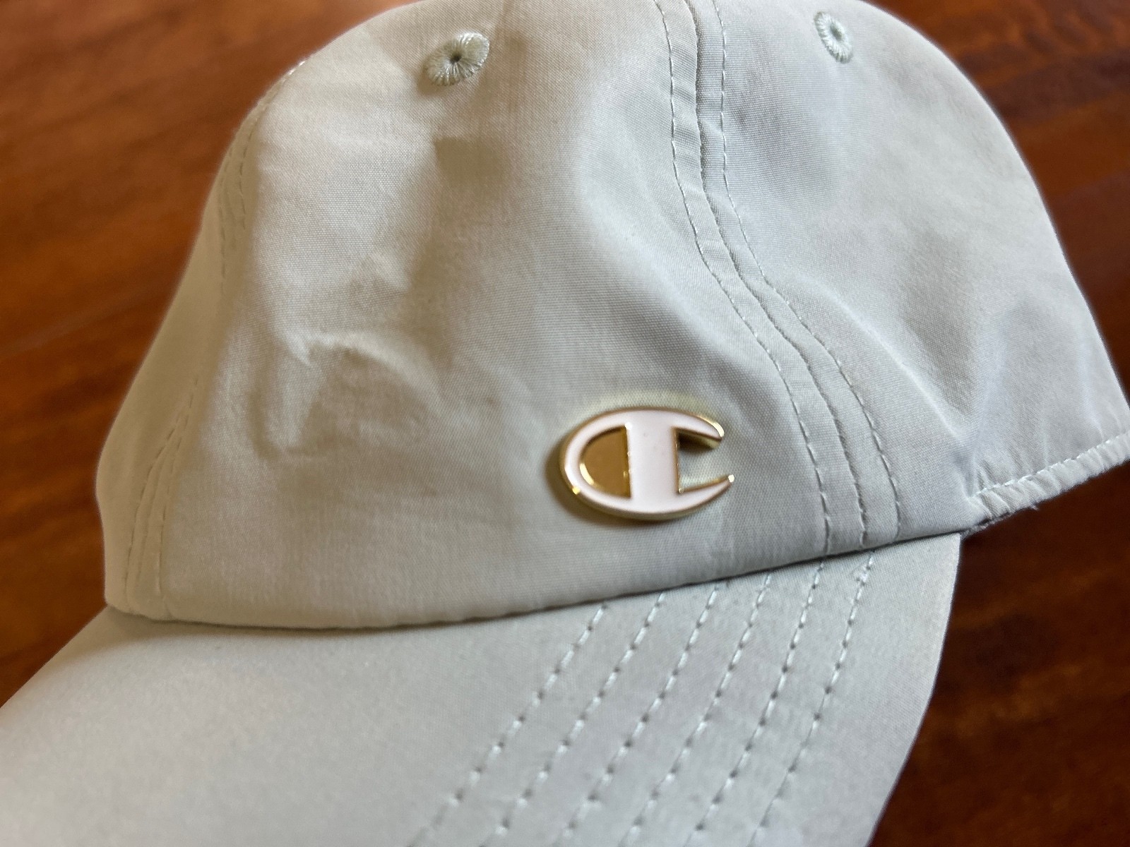 Champion Classic Adjustable Beige Baseball Cap