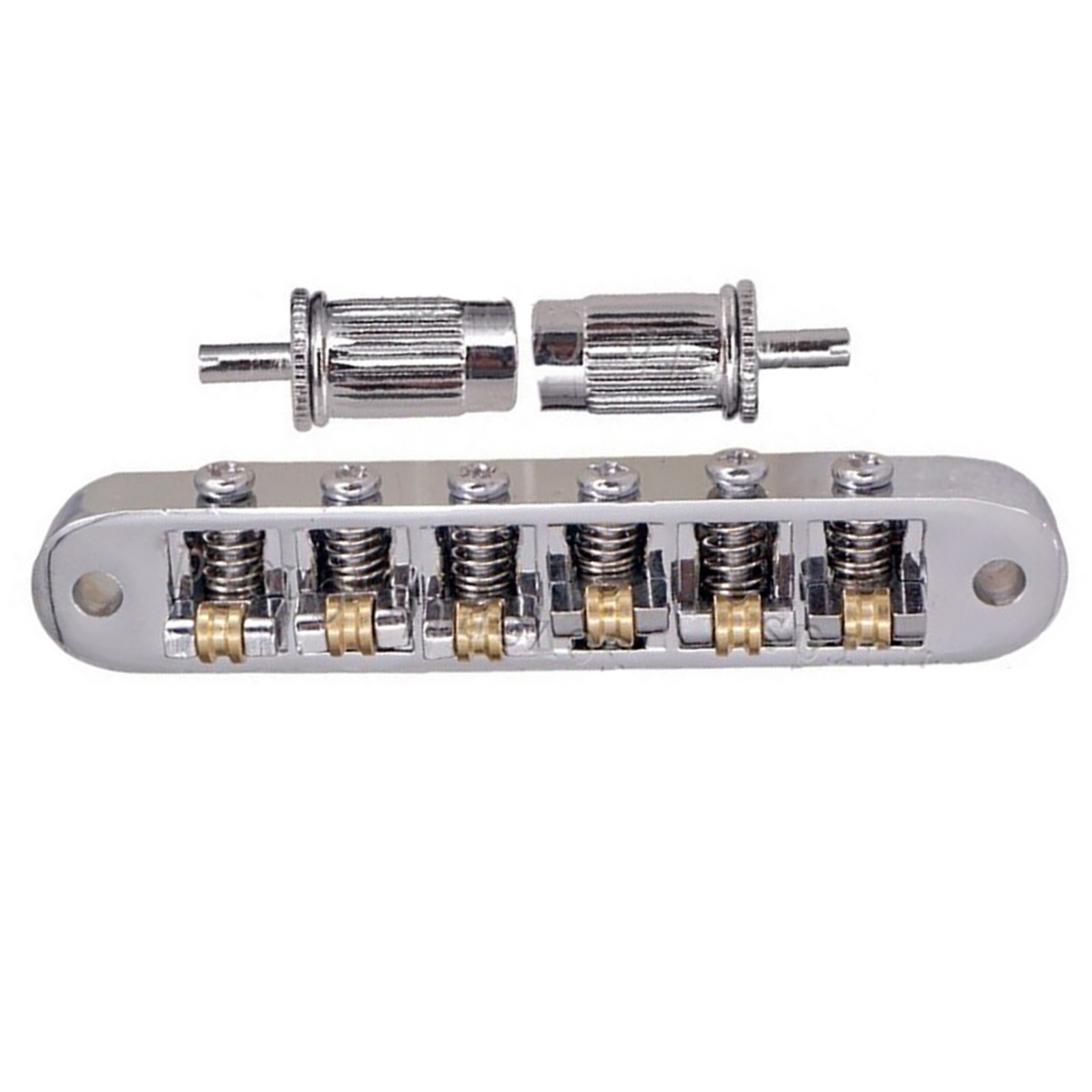 LP EPI Electric Guitar 6-in-1 Roller Bridge Tremolo Saddles With Two Posts