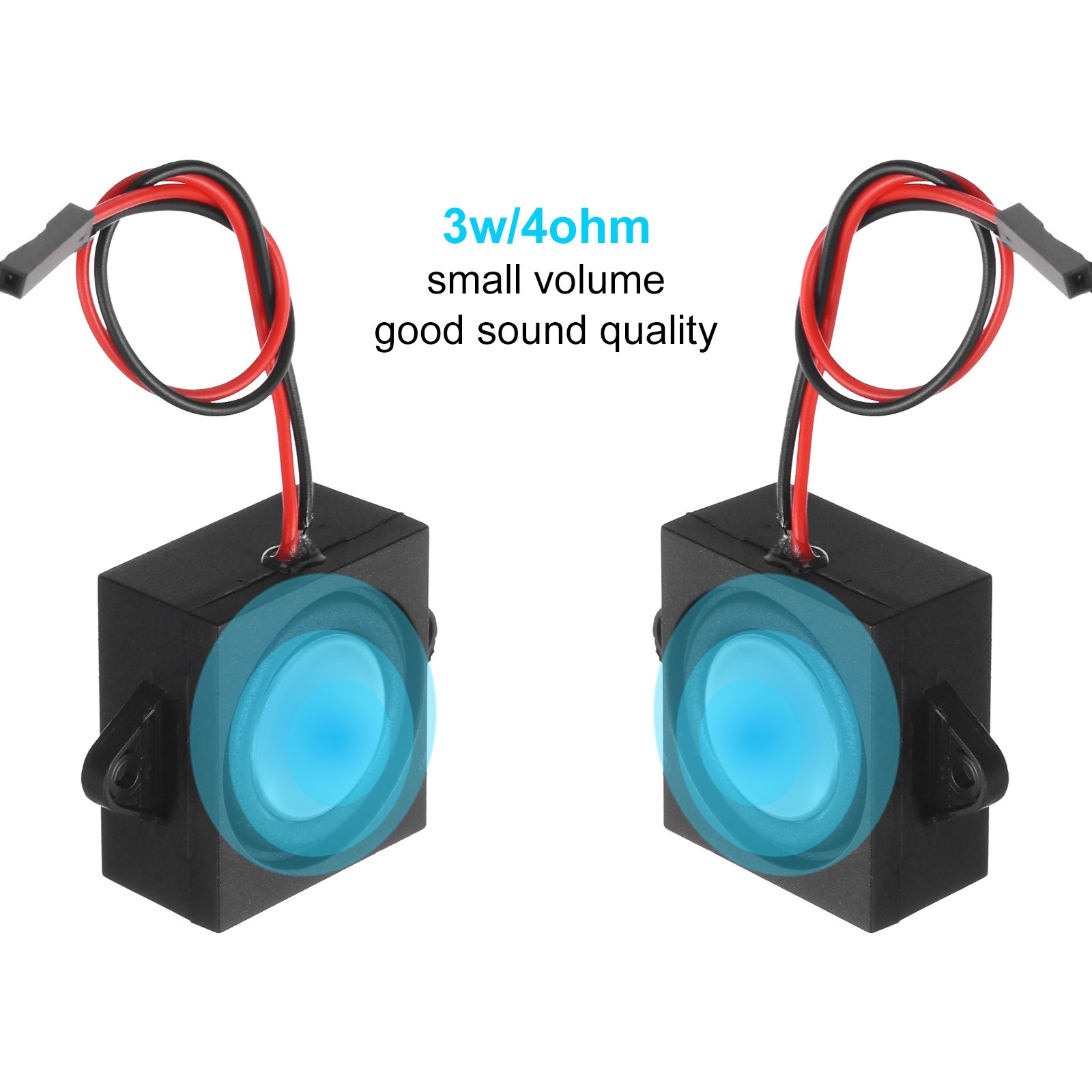 1Pcs 3 Watt 4 Ohm Single Mini Speaker Portable Separating Interface