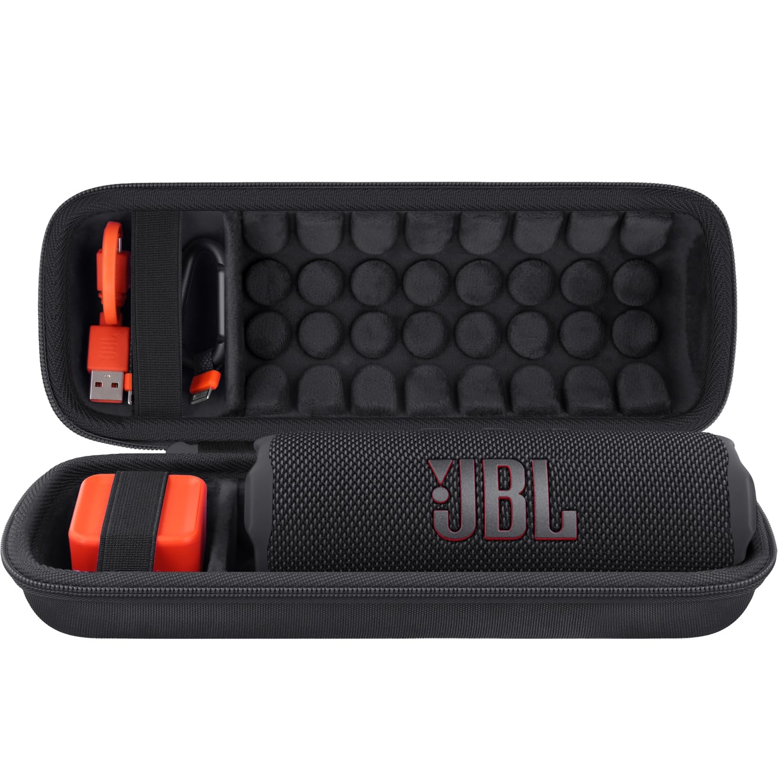 JBL Flip 7/Flip 6 Waterproof Portable Bluetooth Speaker Protective Case, Case On