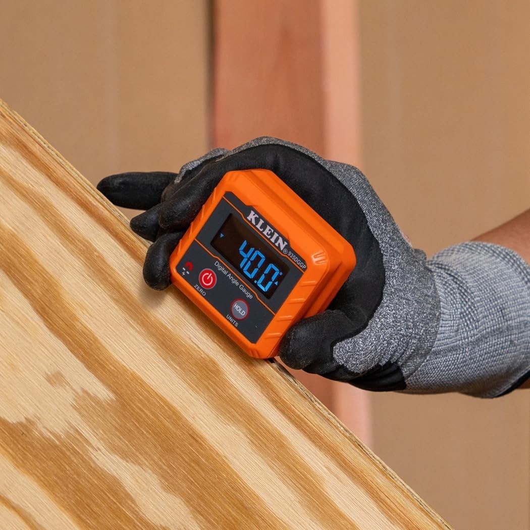 Angle Finder, Digital Gauge with Strong Magnetic Base, Converts Between Degrees